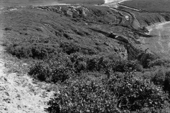 The cutting near the Cape Grant quarry.