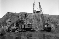 The Marrion and the Osgood at Blacknose.with the drilling rig on top.