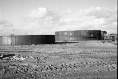 The start of building the shell black oil tanks.
