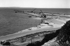 A view of the early stages of thr K S Anderson wharf.