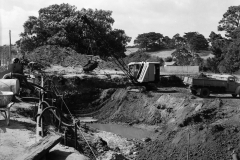 Earthworks for the canal near the Portland Gardens.
