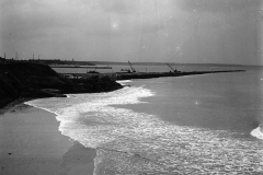 The K S Anderson during construction taken from where Pivot is now.Then known as Lady Bay.