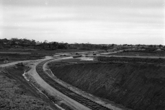 The rail cutting and rail bridge in Julia street."Avonmore" can be seen in the left of this photo.