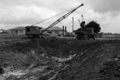 Dredging the railway line in Scott street.