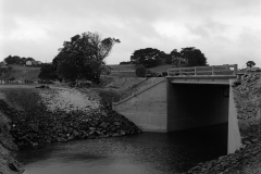 The canal bridge.during construction.