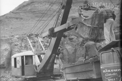 Loading a truck at Cape Grant.