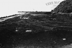 Reclaiming land below Battery Point.
