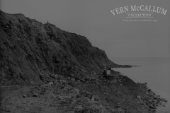 Blacknose quarry.note the workers ,part way up the face below the man on top of the cliff drilling for another blast.