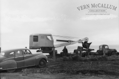 The Harman arriving at Blacknose the chairman K S Andersons Austin A 70