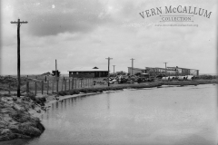 Buildings over Saltwater creek.
