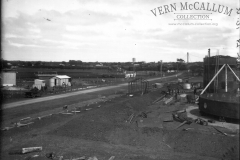 Oil tanks in Kennedy street.being built.