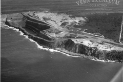 Cape Grant quarry from the air.